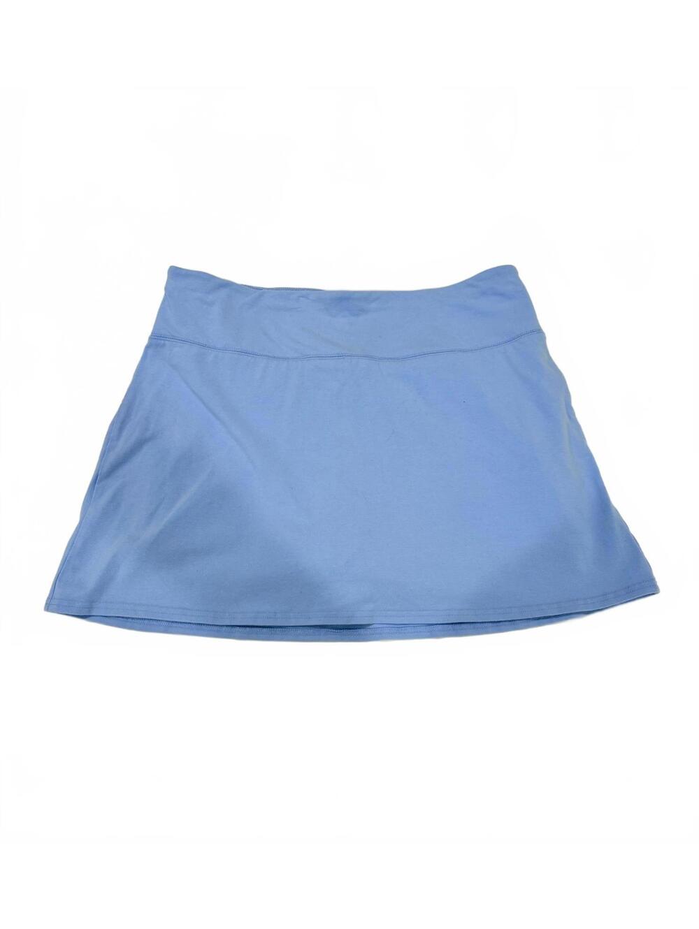 NWT Hollister Baby Blue Ultra High Rise Cotton Mini Short Skort- Size Large - Picture 2 of 7